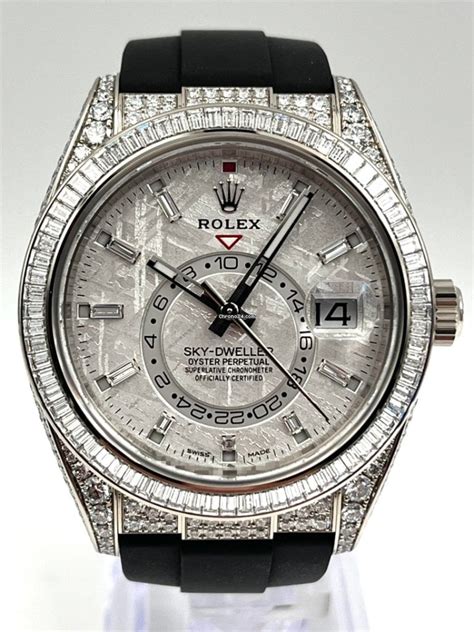 rolex sky dweller meteorite dial|rolex meteorite dial for sale.